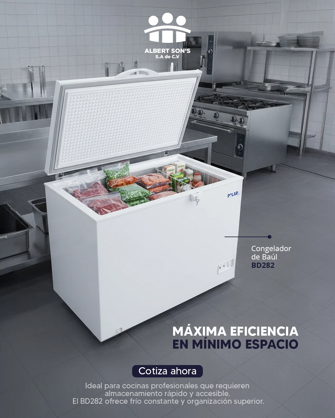 Máxima eficiencia en poco espacio - Albert Sons El Salvador