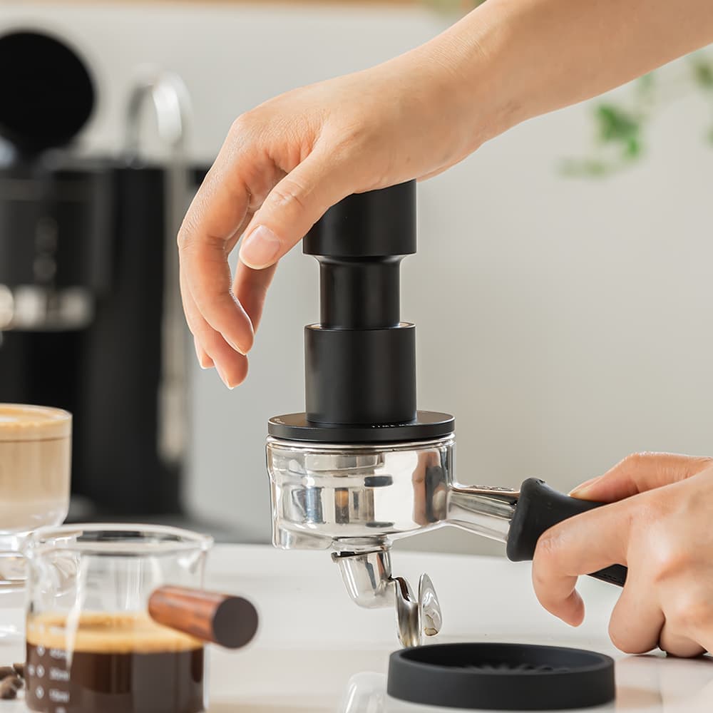 IMPULSE IMPACT TAMPER 58.4MM COMPACTADOR DE CAFÉ ACANALADO