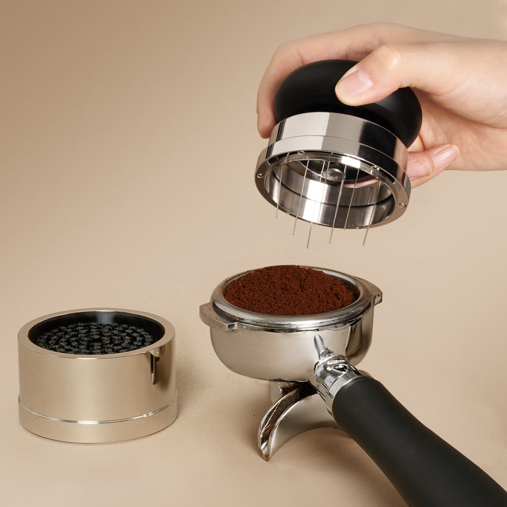 PUCKS ORBITAL WDT TOOL 58.4MM METAL DISTRIBUIDOR DE AGUJAS PARA CAFÉ