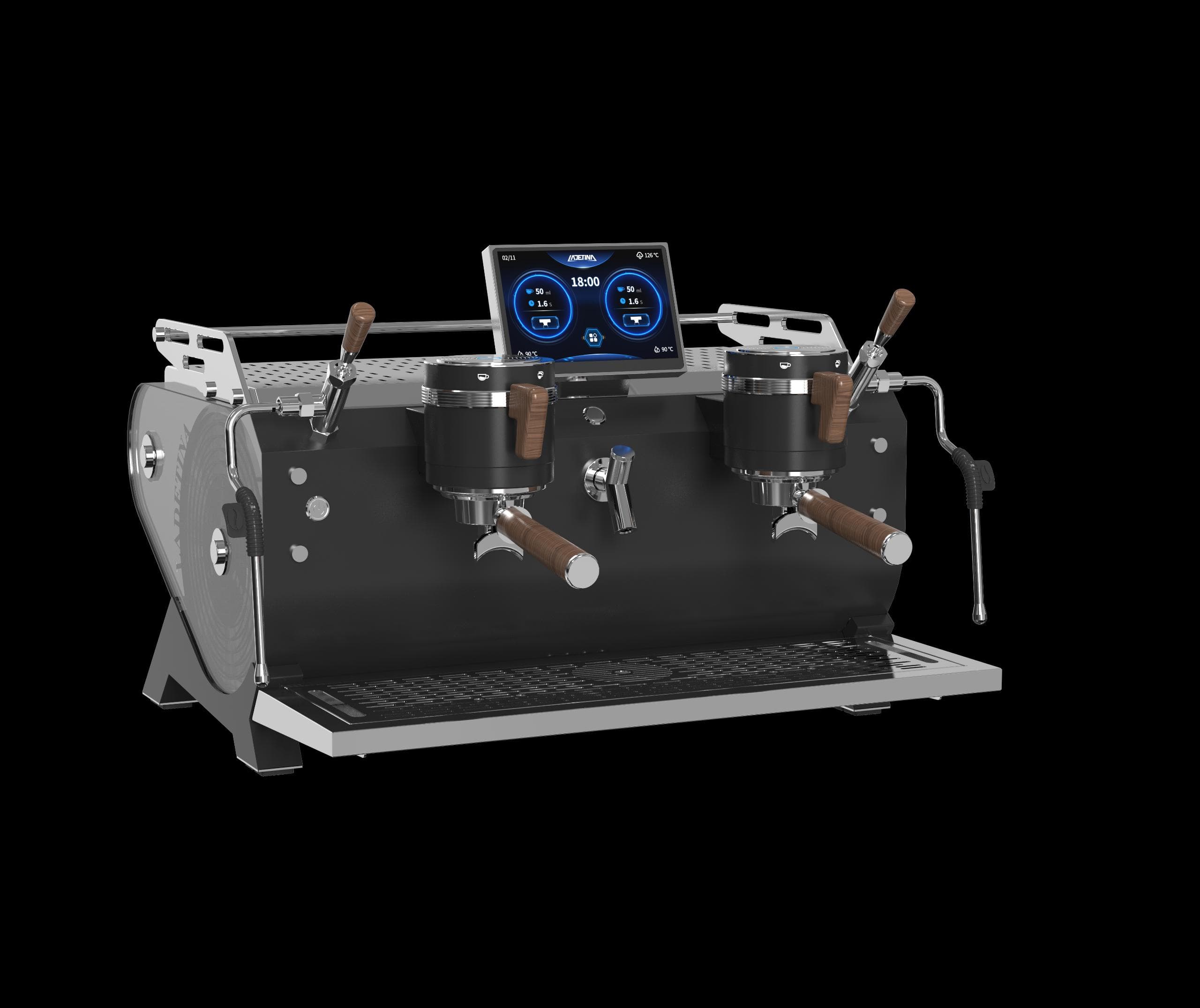AT2-2 MÁQUINA ESPRESSO SEMIAUTOMÁTICA DE 2 GRUPOS 220V/60HZ