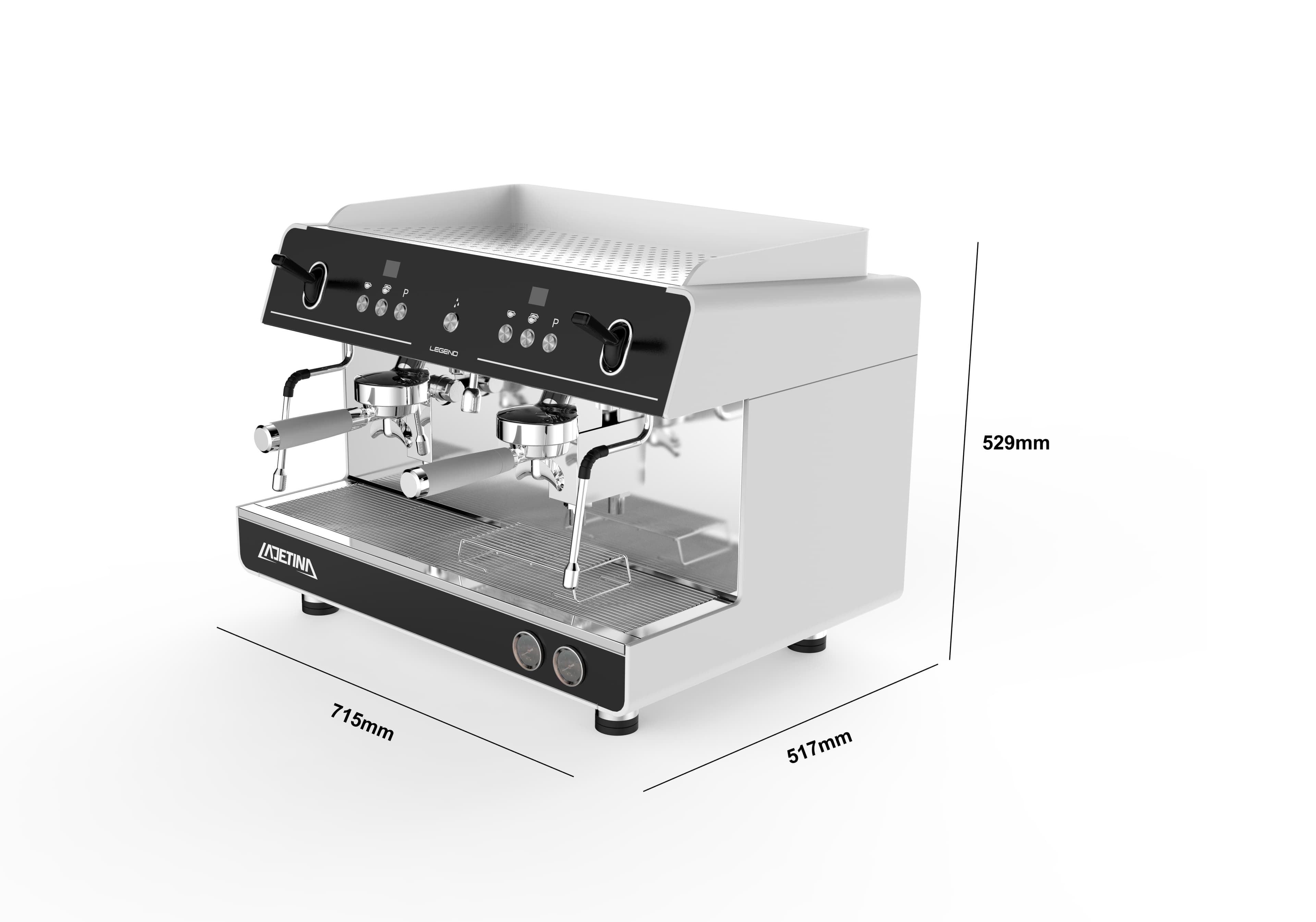 Q2 MAQUINA ESPRESSO DE 2 GRUPOS 220V
