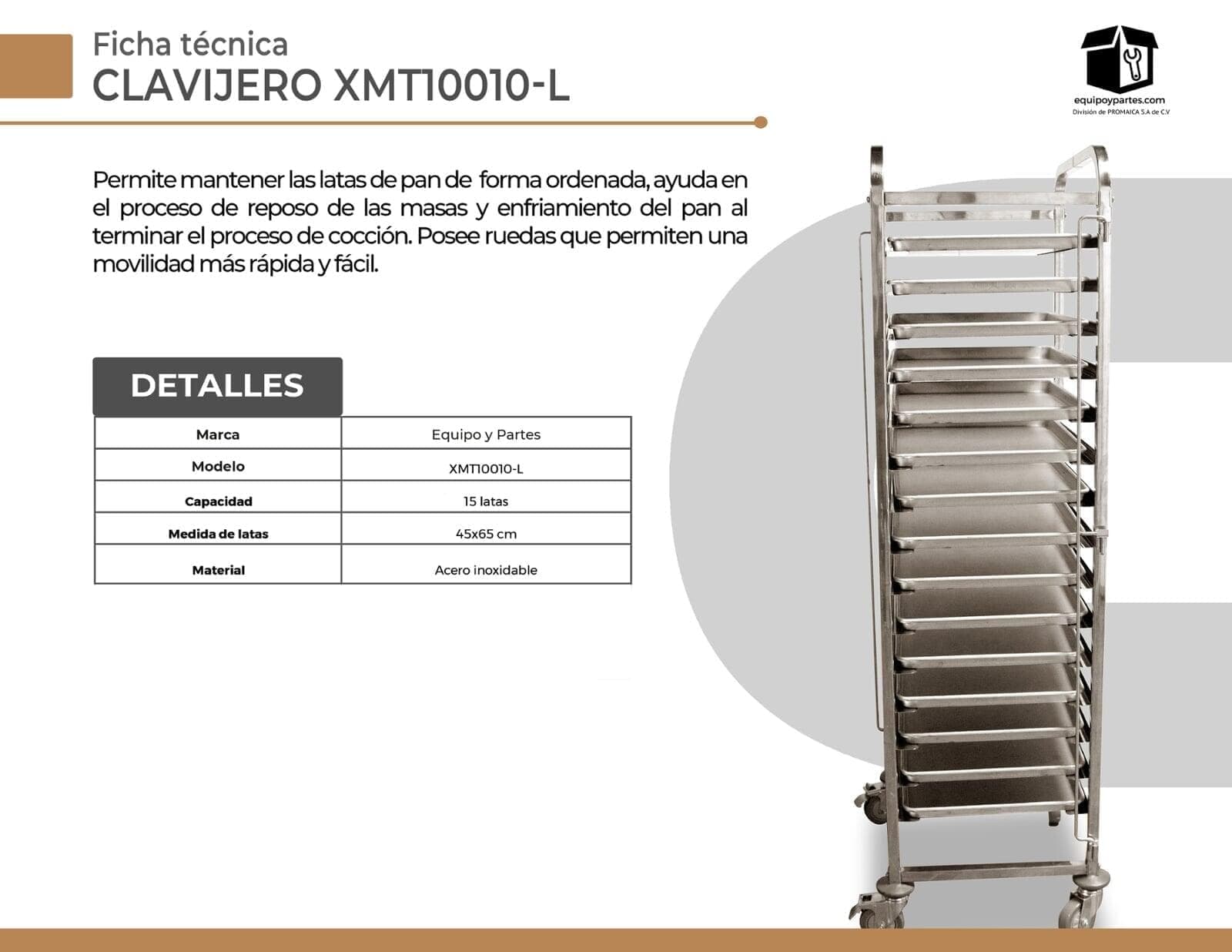 SPR020 CLAVIJERO PARA 20 LATAS AMERICANAS