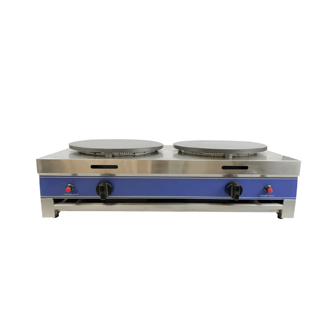 GCM-2 CREPERA A GAS DE 2 PLANCHAS